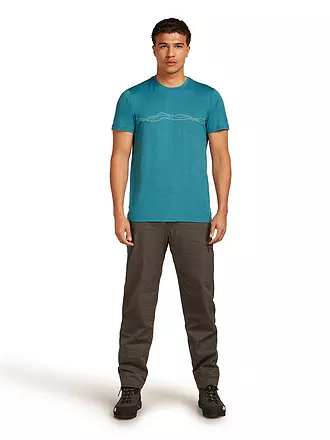 ICEBREAKER | Camiseta funcional de hombre Mount Pulse 150 Tech | petrol